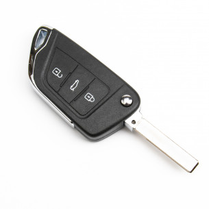 Key Cover Conversion Kit With 3 Buttons for Peugeot Citroen