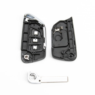 Key Cover Conversion Kit With 3 Buttons for Peugeot Citroen