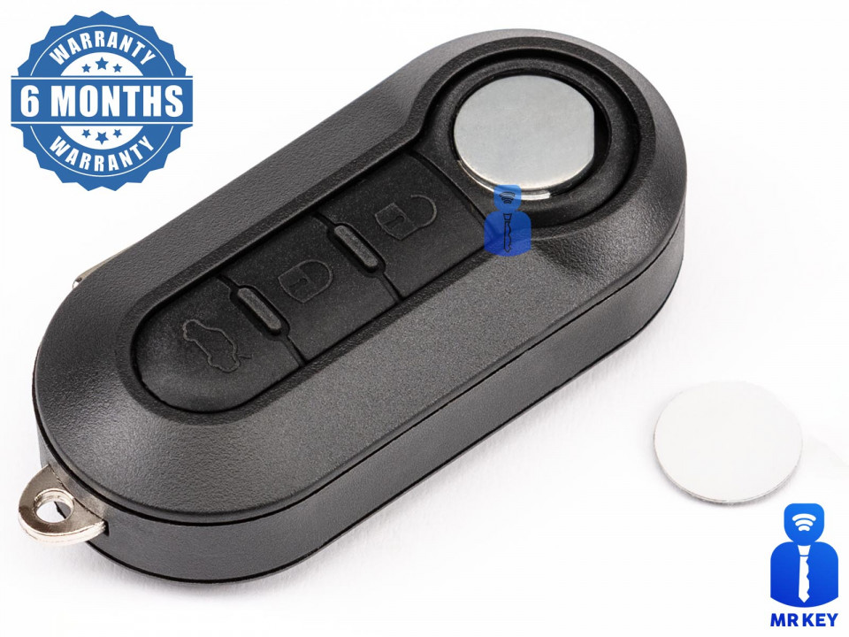 PEUGEOT Flip Key Cover With 3 Buttons