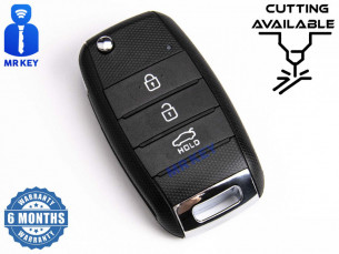 KIA Flip Key Case With 3 Buttons