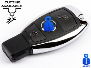 Mercedes Key Cover With 2 Buttons - Aftermarket