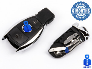 Mercedes Key Cover With 2 Buttons - Aftermarket