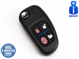 Jaguar Flip Key Cover With 4 Buttons