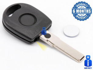 VW Car Key Cover With 1 Button - Aftermarket