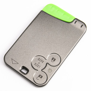 Key Cover Smart Card with 3 Buttons for Renault