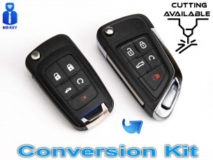 Key Cover Upgrade Kit For Opel With 5 Buttons