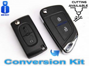 Key Cover Upgrade Kit For Peugeot With 2 Buttons