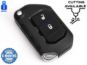 Key Cover With 2 Buttons for Jeep