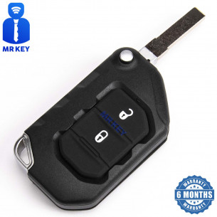 Key Cover With 2 Buttons for Jeep