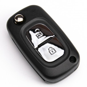 Key Cover With 2 Buttons for Renault