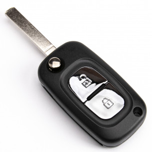 Key Cover With 2 Buttons for Renault