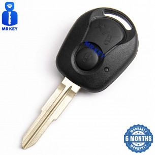 Key Cover With 2 Buttons for SSANGYONG