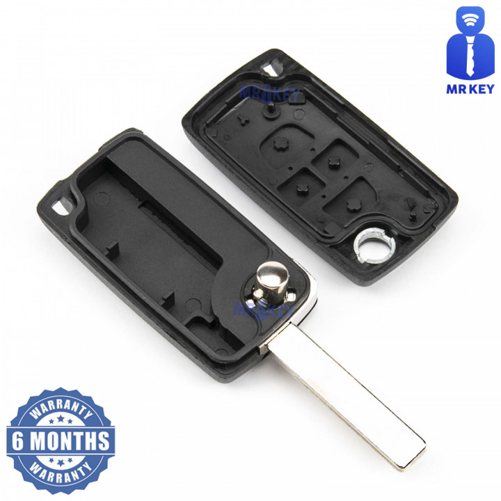 Citroen C8 Key Cover With 4 Buttons