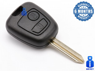 Citroen Car Key Shell With 2 Buttons