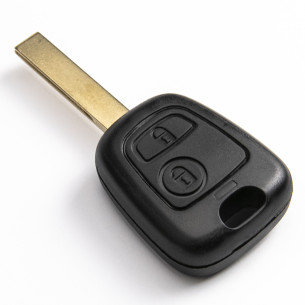 Peugeot Key Shell With 2 Buttons