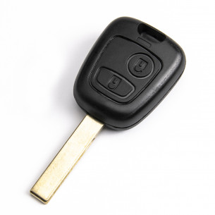 Peugeot Key Shell With 2 Buttons