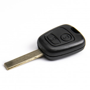 Peugeot Key Shell With 2 Buttons