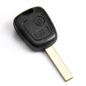 Peugeot Key Shell With 2 Buttons