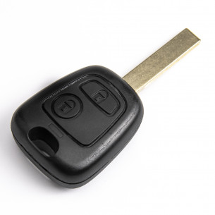 Peugeot Key Shell With 2 Buttons