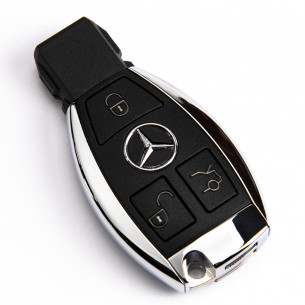 Mercedes Remote Key Shell With 3 Buttons