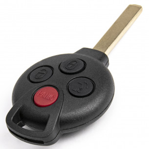 Smart Car Key Shell With 4 Buttons