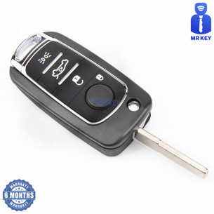 Fiat Flip Key Shell With 4 Buttons