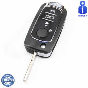 Fiat Flip Key Shell With 4 Buttons