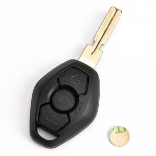 Key Shell With 3 Buttons for BMW