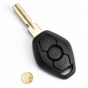 Key Shell With 3 Buttons for BMW