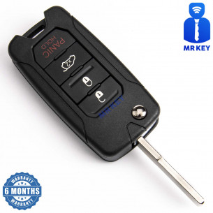 Key Shell With 4 Buttons for Jeep Chrysler Dodge