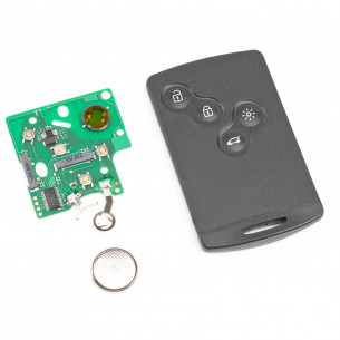 Renault Key Smart Card 433Mhz with 4 Buttons