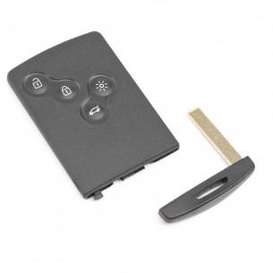 Renault Key Smart Card 433Mhz with 4 Buttons