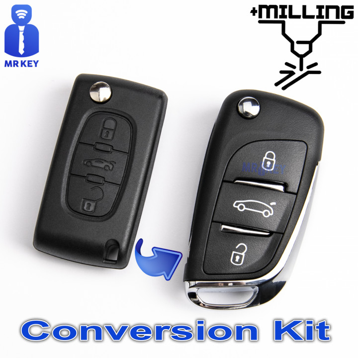 Flip Key Upgrade Citroen With 3 Buttons