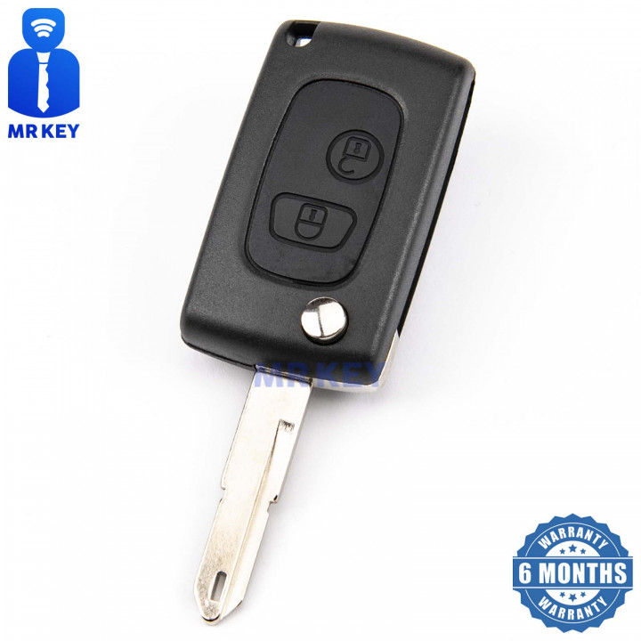 Peugeot Flip Key Conversion Kit With 2 Buttons