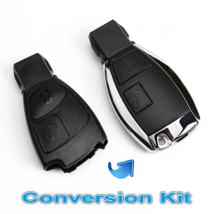 Key Upgrade / Conversion Kit With 2 Buttons for Mercedes