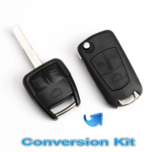 Key Upgrade / Conversion Kit With 3 Buttons for Opel