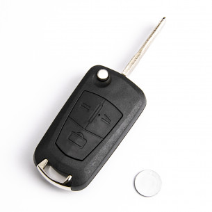 Key Upgrade / Conversion Kit With 3 Buttons for Opel