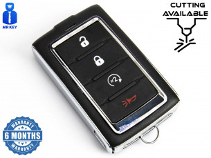 Keyless Coque Clé pour Jeep Avec 4 Boutons