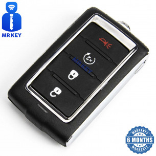 Keyless Coque Clé pour Jeep Avec 4 Boutons