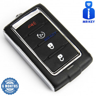 Keyless Coque Clé pour Jeep Avec 4 Boutons