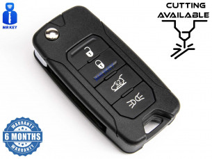 Keyless Key Shell With 4 Buttons for Jeep