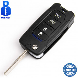 Keyless Key Shell With 4 Buttons for Jeep