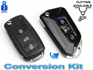 Kit de Conversie Cheie VW Cu 3 Butoane