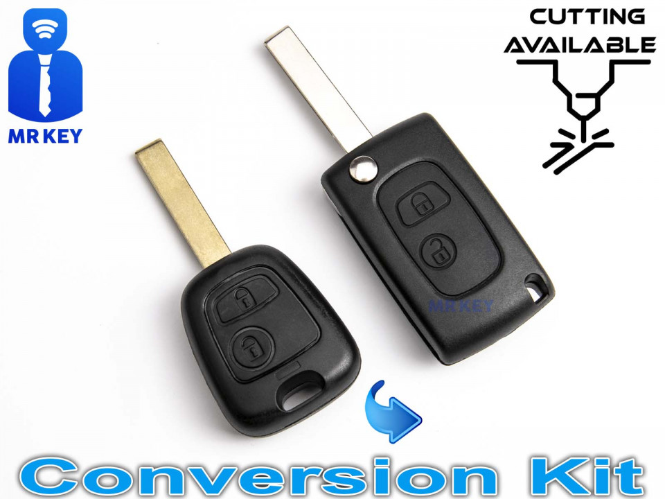 Kit de Upgrade / Conversie Cheie Peugeot Cu 2 Butoane