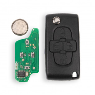 Κλειδί τηλεχειριστηρίου για Citroen C8 433Mhz FSK 0523 ID46 PCRC29 - Aftermarket