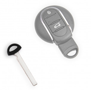 Telecomando Chiave Mini Cooper 868MHz 3 Pulsanti Per BMW R56 R60 Clubman Countryman – Chip ID46, Completa Di Lama E Batteria
