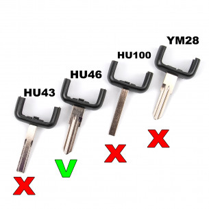 Lama HU46 per Opel Chiave - Aftermarket