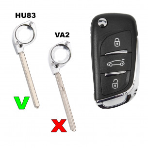 Lama HU83 per Peugeot Citroen Chiave - Aftermarket