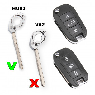 Lama HU83 per Peugeot Citroen Opel Chiave - Aftermarket
