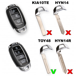 λάμα TOY48 για κλειδιά Hyundai Kia - Aftermarket